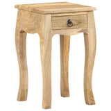Bed Cabinet 28x28x46 cm Solid Mango Wood - Extra Image