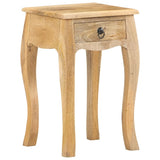 Bed Cabinet 28x28x46 cm Solid Mango Wood - Extra Image