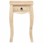 Bed Cabinet 28x28x46 cm Solid Mango Wood