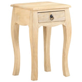 Bed Cabinet 28x28x46 cm Solid Mango Wood - Extra Image