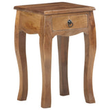 Bed Cabinet 28x28x46 cm Solid Mango Wood - Extra Image