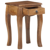 Bed Cabinet 28x28x46 cm Solid Mango Wood - Top-Down View