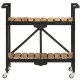 Kitchen Trolley 87x36x81 cm Solid Mango Wood - Front View
