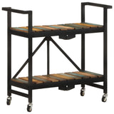 Kitchen Trolley 87x36x81 cm Solid Reclaimed Wood - Extra Image