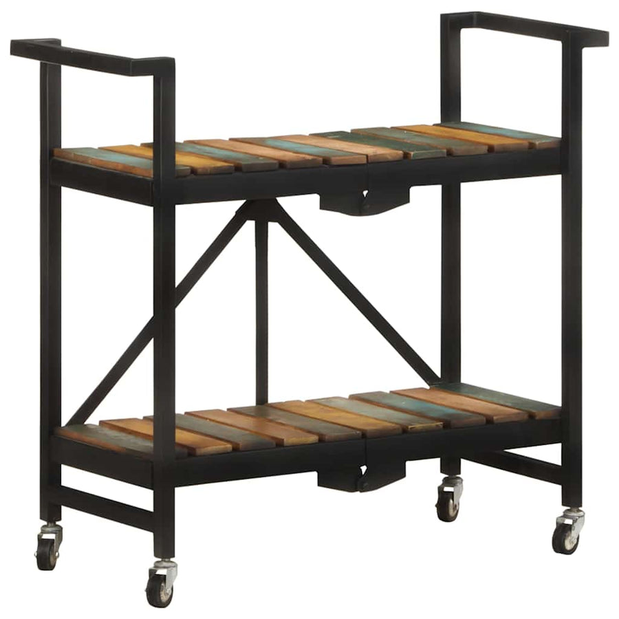 Kitchen Trolley 87x36x81 cm Solid Reclaimed Wood