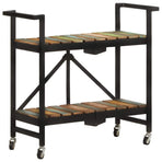 Kitchen Trolley 87x36x81 cm Solid Reclaimed Wood
