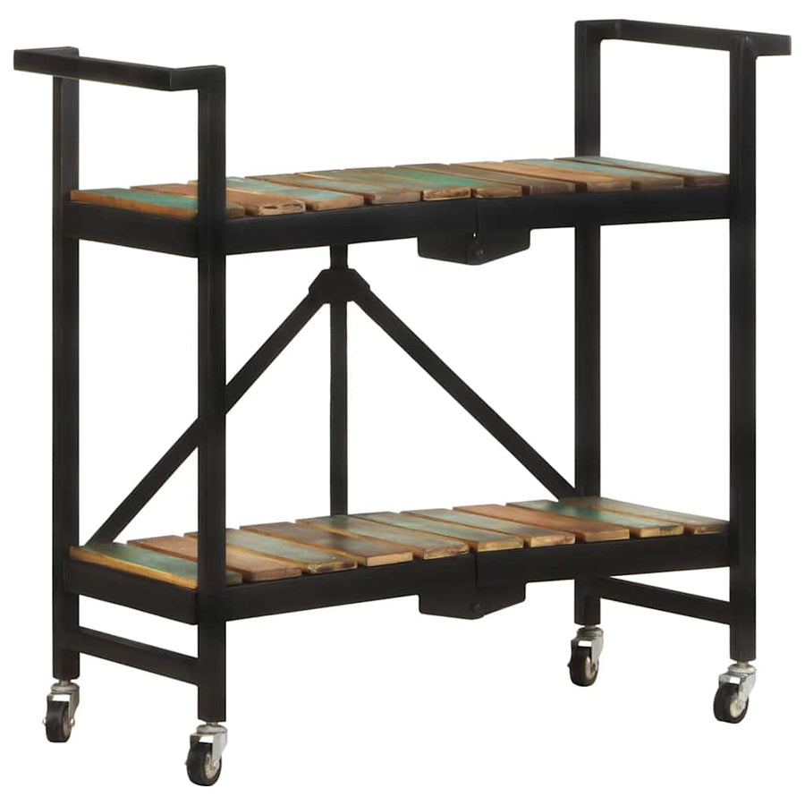 Kitchen Trolley 87x36x81 cm Solid Reclaimed Wood