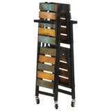 Kitchen Trolley 87x36x81 cm Solid Reclaimed Wood - 45-Degree Angle