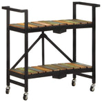Kitchen Trolley 87x36x81 cm Solid Reclaimed Wood