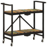 Kitchen Trolley 87x36x81 cm Solid Reclaimed Wood - Extra Image
