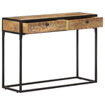 Console Table 100x35x75 cm Solid Mango Wood