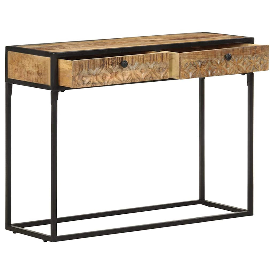 Console Table 100x35x75 cm Solid Mango Wood