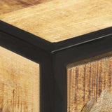 Console Table 100x35x75 cm Solid Mango Wood - Close-Up Angle