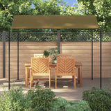 Sunshade Awning 3x2.4 m Taupe 180 g/m² - Side View