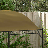 Sunshade Awning 3x2.4 m Taupe 180 g/m² - Top-Down View