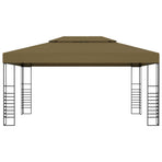 Gazebo 3x4 m Taupe 180 g/m?
