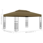 Gazebo 3x4 m Taupe 180 g/m?