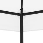 Garden Gazebo 323x275x265 cm White 180 g/m?