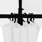 Garden Marquee with Curtains 360x312x265 cm White 180 g/m? - Rear View