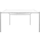 Garden Gazebo 400x400x260 cm White 180 g/m? - Front View