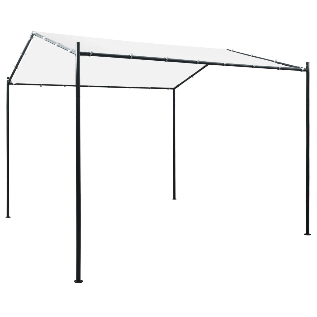 Gazebo 3x3x2.6 m White 180 g/m²