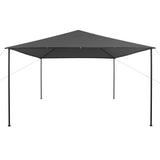 Gazebo 4x4x3 m Anthracite 180 g/m² - Front View