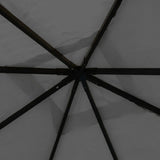 Gazebo 4x4x3 m Anthracite 180 g/m?