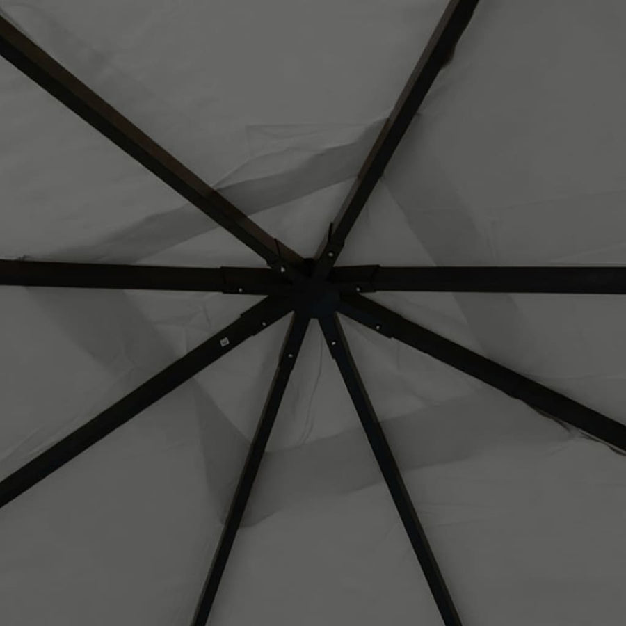 Gazebo 4x4x3 m Anthracite 180 g/m?