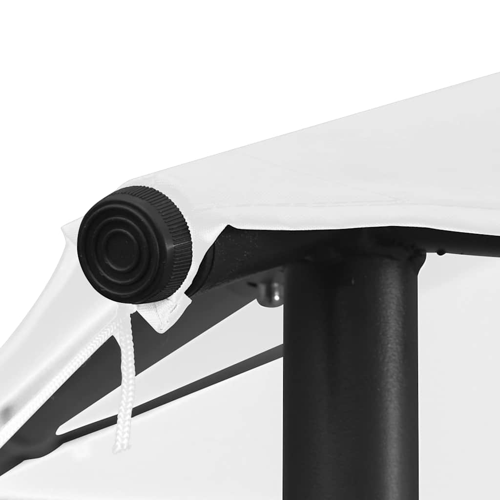 Gazebo 4x4x3 m White 180 g/m?