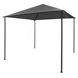 Gazebo 3x3 m Anthracite Fabric and Steel 180 g/m?