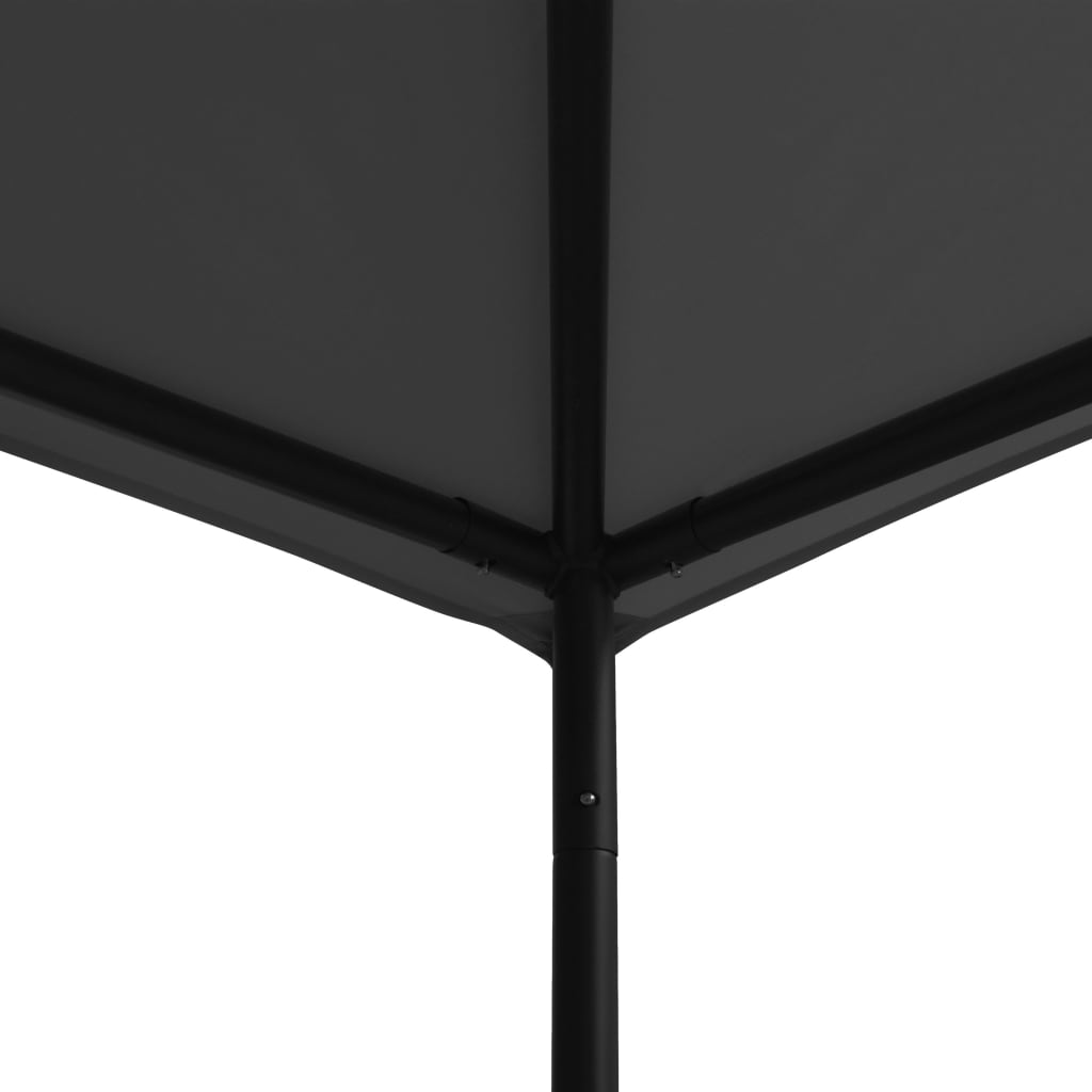 Gazebo 3x3 m Anthracite Fabric and Steel 180 g/m?