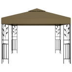 Gazebo 3x3 m Taupe 180 g/m?