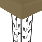 Gazebo 3x3 m Taupe 180 g/m?