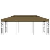 Gazebo 6x3 m Taupe 180 g/m? - Front View
