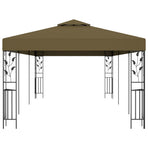 Gazebo 6x3 m Taupe 180 g/m?