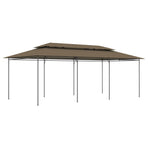 Gazebo 600x298x270 cm Taupe 180 g/m?