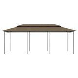 Gazebo 600x298x270 cm Taupe 180 g/m?