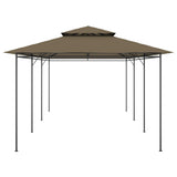 Gazebo 600x298x270 cm Taupe 180 g/m?
