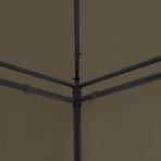 Gazebo 600x298x270 cm Taupe 180 g/m?