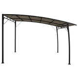 Garden Sunshade Awning 3x3x2.55 m Taupe - Side View
