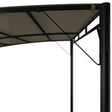 Garden Sunshade Awning 3x3x2.55 m Taupe - 45-Degree Angle