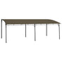 Garden Sunshade Awning 6x3x2.55 m Taupe