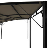 Garden Sunshade Awning 6x3x2.55 m Taupe - 45-Degree Angle