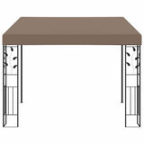 Wall-mounted Gazebo 3x3x2.5 m Taupe