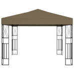Gazebo 3x3 m Taupe Fabric
