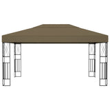 Gazebo 3x4 m Taupe Fabric