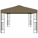 Gazebo 3x4 m Taupe Fabric