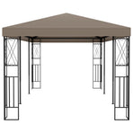 Gazebo 6x3 m Taupe Fabric