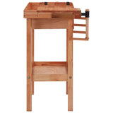 Carpentry Workbench With Drawer And 2 Vices Hardwood - 45-Degree Angle