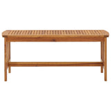 Coffee Table 102x50x43 cm Solid Acacia Wood